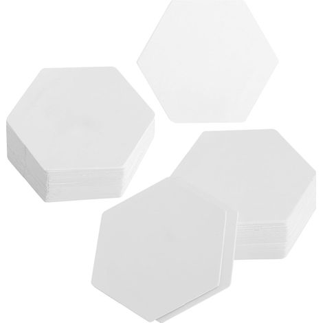 300 Hexagonal Paper Pieces for Patchwork, 26mm Hexagonal Templates, Reusable Paper Quilting Templates, Accessories for Patchwork, Sewing, DIY, Crafts (1/5)
