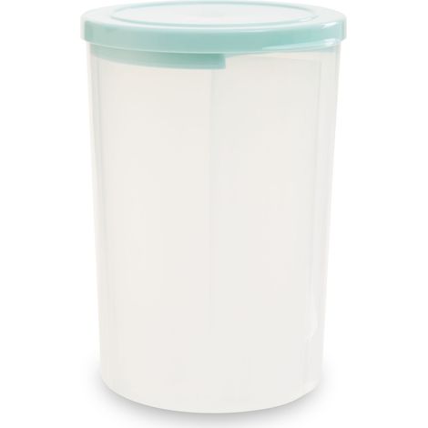 Interiors by Premier Ample Storage 2.25 Ltr Three Section Storage Container, Clear Food Organizer, Versatile Food Container (1/5)