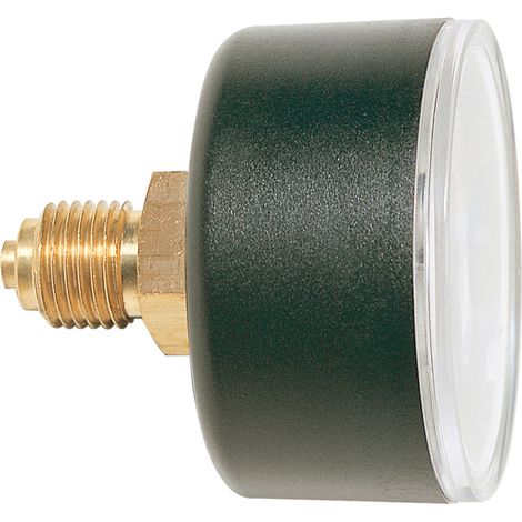 Jetly – Manomètre sec 50 mm – Pression 0/10 bar – Axial pour chauffage central – Filetage 1/4' mâle