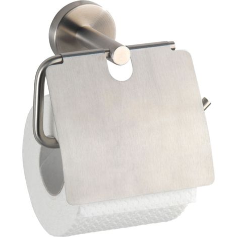 Wenko Bosio - Porta carta igienica de  Carta igienica, de Acciaio inox, 15 x 13,5 x 7 cm, Finitura opaca
