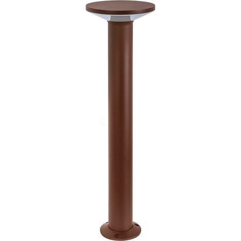 Paletto LED Diretto GES2333C 12W 3000K in Alluminio Marrone con Diffusore in Policarbonato - Gealuce (1/2)