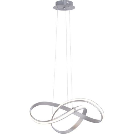 PAUL NEUHAUS SUSPENSION LED EN ACIER INOXYDABLE 30 W-2050 LM 8291-55 (1/3)