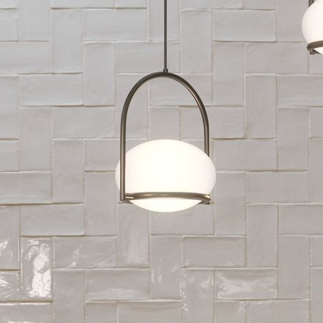 [GEBRAUCHT] B-Ware LEDSC4 Hängeleuchte Pendelleuchte Coco schwarz weiß Aluminium Kunststoff397 (1/2)