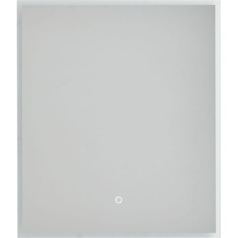 Specchio da parete rettangolare per bagno con luce LED e antiappannamento Riben SKLUM            