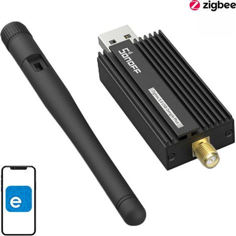 Dongle USB Bramka ZigBee 3.0 SONOFF ZBDongle-E (Home Assistant, openHAB, Zigbee2MQTT)
