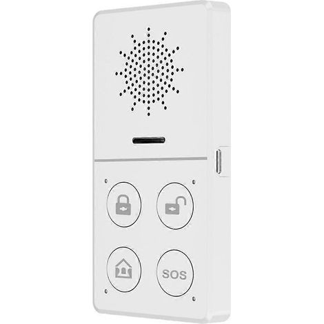 Système d'alarme intelligent Tuya Wifi 433M : alarme antivol, contrôle via l'application Smart Life, kit d'alarme sans fil pour la maison. (1/5)