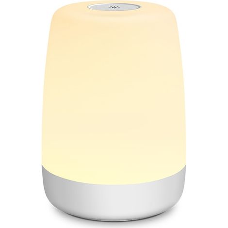 Veilleuse - Lampe De Chevet Tactile Rechargeable USB - 256 Couleurs RVB Avec Mode Chaud Et Minuteur - Pour Chambre Salon Camping - 1 Pièce (1/5)