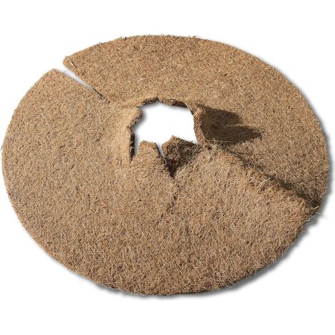 2 Disque de paillis, fibre de coco, diamètre 30 cm, protection contre le gel, pour arbre et plante, jardin (1/5)