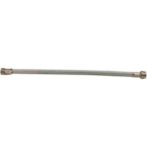 10 x FLESSIBILE INOX MAS 1/2 FEM 3/8 40CM DN.10