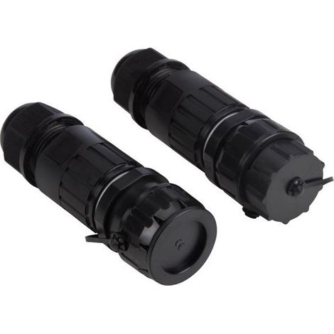 Connecteur pour cable 4p - étanche ip68 - 16a 320v (1 set)