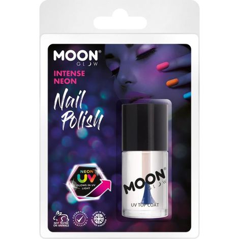 Moon Glow UV Reactive Top Coat - Clear - Clamshell - 14ml - M3584