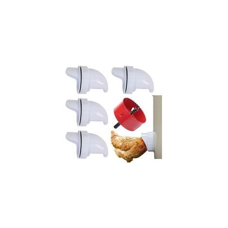 Chauffage à air chaud efficace, chauffage solaire pour poulailler, serres, zones de travail en plein air, dispositif de protection contre la surchauffe (chauffage 12 V 120 W) (1/5)