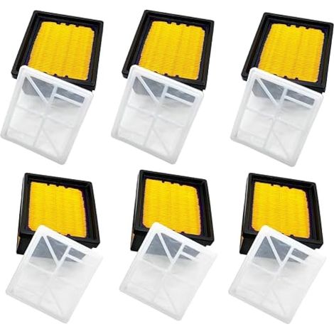 Lot de 6 filtres à air pour scie à béton Hus Qvarna K760 K770 Remplace Les filtres à air 574362301 574362302 525470601 525470602