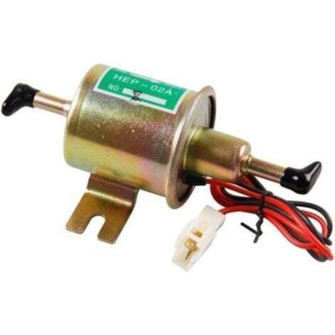 Universal Automotive Modified HEP-02A 12V Heavy Duty Electric Fuel Pump Metal For Petrol and Diesel (Gold) (1/4)