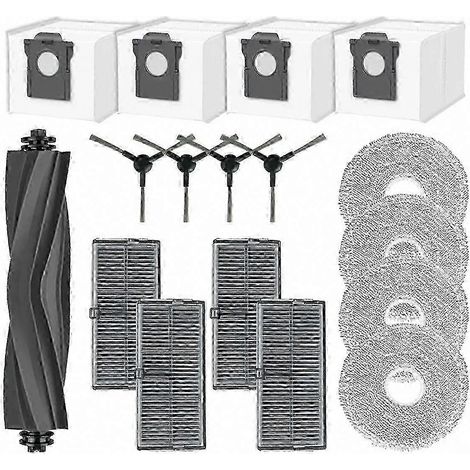 Seitenbürste, HEPA-Filter, Wischmopp und Staubbeutel für Dreame Mova E30 Ultra – Ersatzteile, komplettes Wartungsset, kompatibles Reinigungszubehör, einfacher Austausch. (1/5)