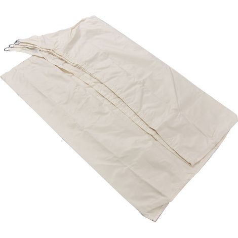 Voile d'ombrage blanche laiteuse, imperméable et pliable, quadrilatérale, 3 x 3 m, réduisant la chaleur, pour l'extérieur (1/5)