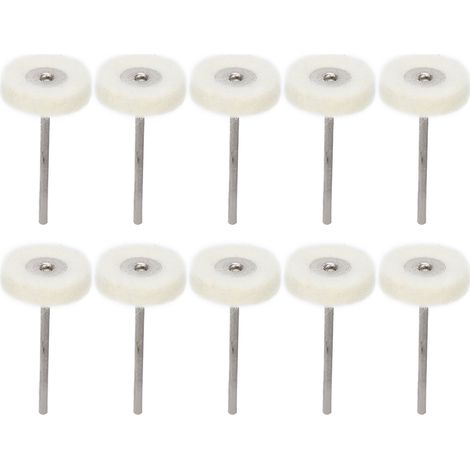 10 pièces Roues de Polissage Dentaire Kit pour Bijoux Montres et Soins Dentaires (1/5)