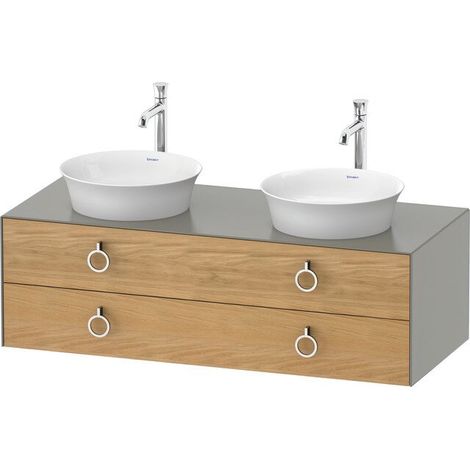 DURAVIT WT4993BH5920010 WTU blanche tulipe, 2 SK, avec robinet, sans couvercle, 408