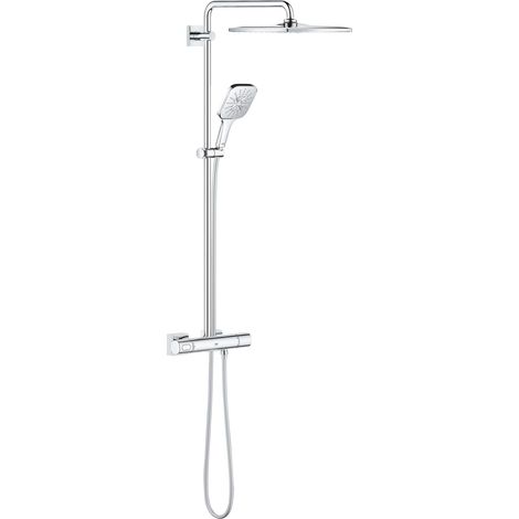 Grohe Rainshower SmartActive Cube - Set doccia 310 con termostato, 9,5 l/min, 3 getti, cromo 26652000 (1/5)