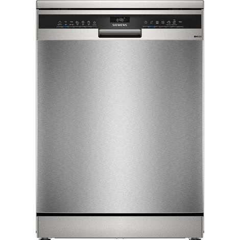 Siemens – Lave-vaisselle pose libre 60 cm – Acier inoxydable – 13 couverts – Classe D – 42 dB – Consommation 9L par cycle