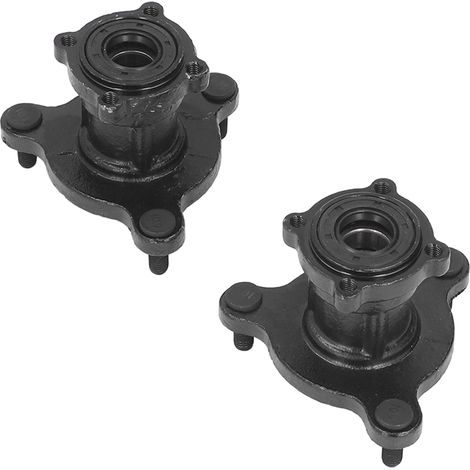 Lot de 2 moyeux de roue M8x3 en acier pour quad 50cc-125cc, mini moto, karting, pneu jante 6 7 8 pouces (1/5)