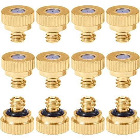 20PCS Nozzle of Brumisation in Brass Nozzle Brumisateur Watering 0.4mm Srrosage Sprinkler for Irrigation of Garden System of Cooling (1/5)