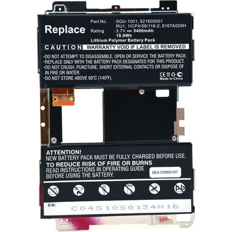 NX - Batterie tablette 3.7V 5400mAh - 1ICP4/58/116-2916TA029H921600001RU1SQU (1/3)