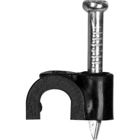 Support De Câble - Noir - 6 Mm - 100 Pièces - Accessoires De Câblage