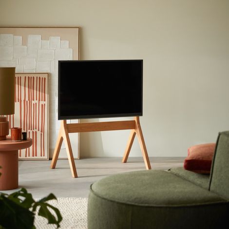 Tikamoon Lena Meuble Hi-FI, TV en chêne H 104.5 cm × L 83 cm × P 56.8 cm (1/5)