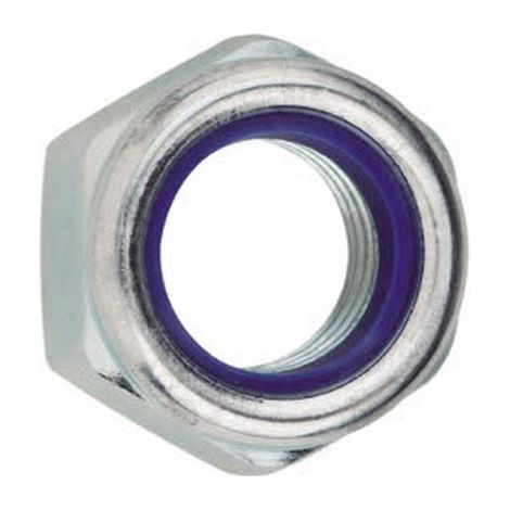 DIN 985 - TUERCA AUTOBLOCANTE. ZINCADA 22 ( 25 u.)