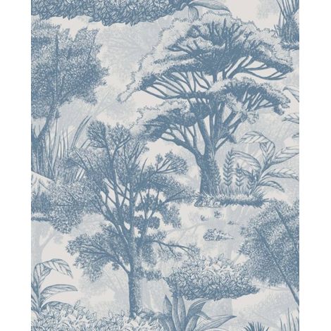 Carta da parati in tessuto non tessuto preincollata melina 53x1000 cm grigia - Atmosphera créateur d'intérieur (1/2)