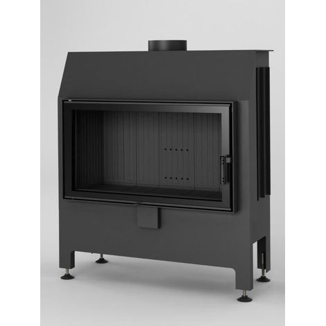 Estufa de leña Heatro 81 negro- 92cm (1/4)