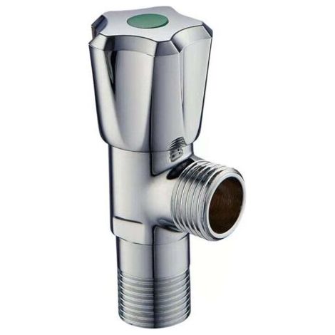 Vanne Triangulaire d'Arrêt d'Eau Froide et Chaude pour Évier - Valve d'Angle