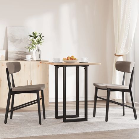 Patas de mesa de comedor estructura O acero 80x40x73 cm