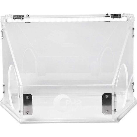 Boîte à poussière de meulage avec couvercle anti-poussière transparent pour polisseuse -- (1/5)