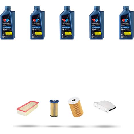 Kit tagliando 4 FILTRI e 5L OLIO compatibile con Vw Passat (362,365) 2.0 TDI 130kw Dal 2013 (1/5)