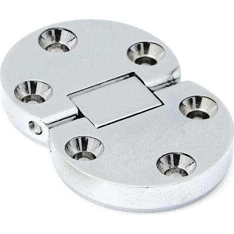bisagra para puertas abatibles y tapas de mesa. angulo apertura 180º. modelo elba acabado níquel (1/2)