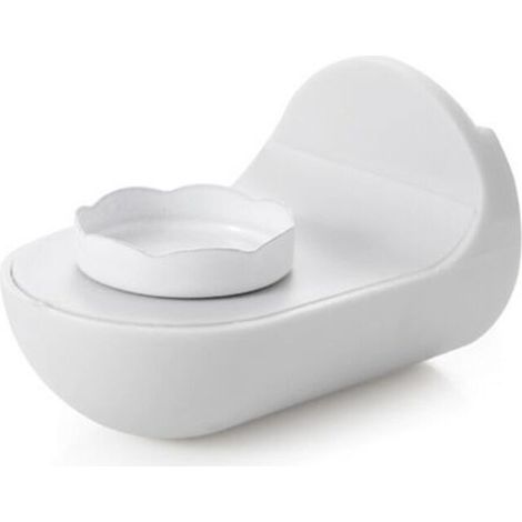 Kaelt - One-piece Aimant Savon Sucker Salle De Bains Poinçon Gratuit Drainage Ventouse Boîte À Savon Creative Home Tenture Porte-Savon Gris-6 4 4cm (1/5)