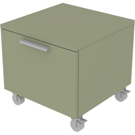 Cassettiera con ruote - Design moderno per cameretta e ufficio - Salvia