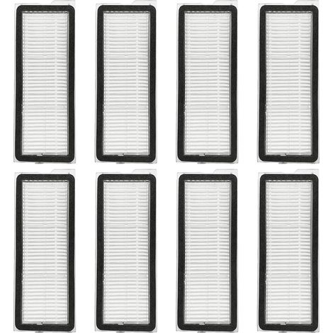 Lot de 8 filtres pour aspirateur robot Roborock Qrevo Curve, P20 Pro et Qrevo S (1/5)