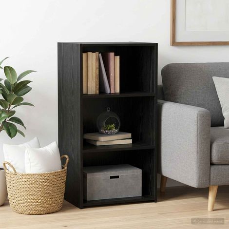 Teenpull – Sideboard Schwarze Eiche 50 x 41 x 93 cm Holzwerkstoff