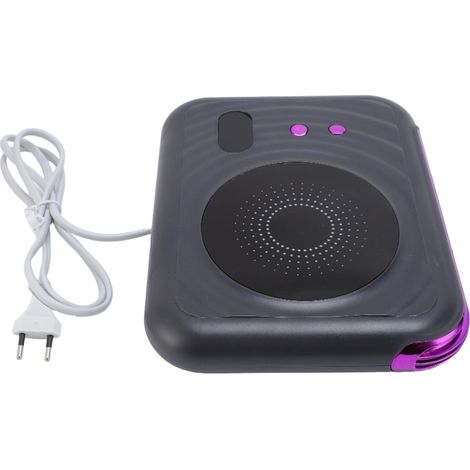 Chauffe-tasse électrique 2 en 1, tapis thermostatique, souffleur d'air chaud, pour bureau, lait, thé, boisson, prise ue grise, 220V (1/5)