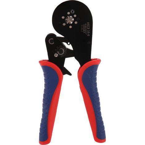Wire crimping tool, 0.08-16 mm², ratchet type, ratchet wire crimping tool for electrician. (1/5)