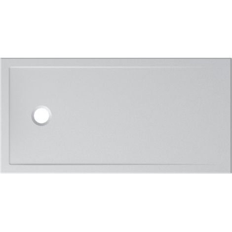 Receveur de douche effet pierre brute gris avec antidérapant 120x70 cm Globo Docciatre Série Plus DTP140GP  Céramique - Grigio Pietra