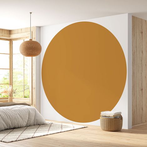 Papier peint rond / cercle - Couleur Tendance - 734 - Diamètre 60 cm (1/4)
