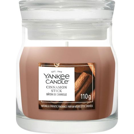 Candela piccola Signature Cinnamon Stick 110g Arancione Yankee Candle