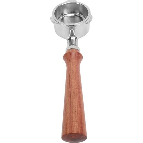51-mm-Siebträger aus Edelstahl mit 3 Ohren und Holzgriff, Ersatzteil für Kaffeemaschinen, Ausführung 3 (1/5)