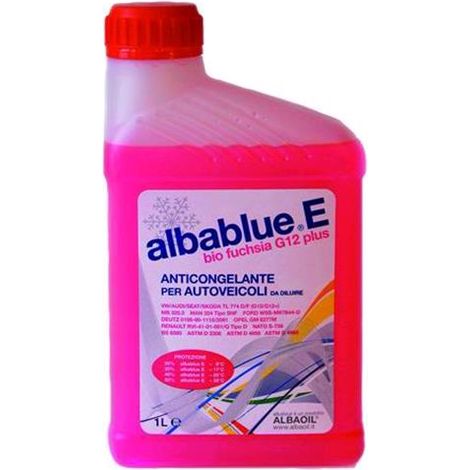 Liquido Antigelo Antifreeze Fuchsia Concentrato 12 Confezioni Da 1 Litro