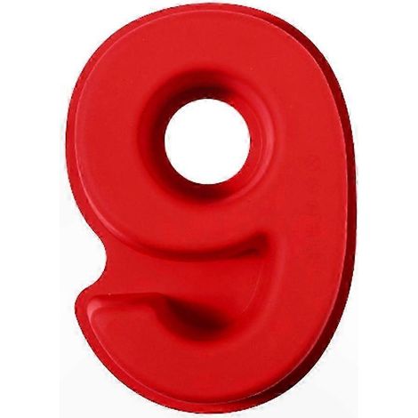 Moule à gâteau en silicone 3D, texture antidérapante, moule chiffre non adhésif pour anniversaire, résistant aux températures extrêmes, idéal pour pain et pâtisseries surprises. (1/5)