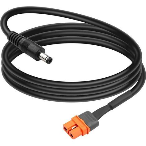 Cable D'Alimentation CC Vers XT60, 1 M/3 Pi, 14 AWG, Connecteur CC Male Vers XT60I (2+1), avec Broche de Signal Femelle (XT60 Vers DC5521)